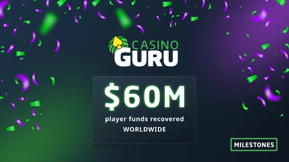 Casino Guru’s Complaint Resolution Center surpasses $60 million recovered for players worldwide - Press Release iGaming news