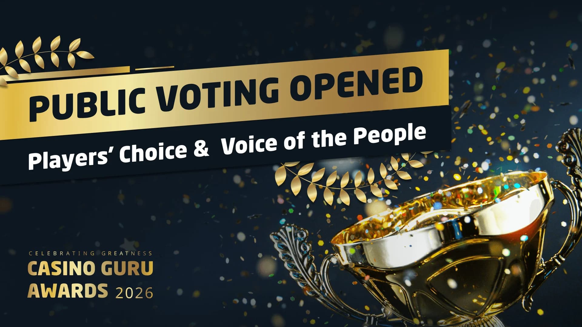 Casino Guru opens public Voting for Players’ Choice and Voice of the People categories in 2026 Awards - Press Release iGaming news