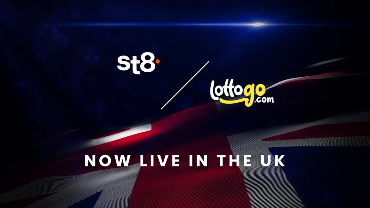 St8 goes live with first UK partner, LottoGo - Press Release iGaming news